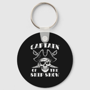 Rate Captain Of The Ship Show Funny Humor Pun Men Keychain
