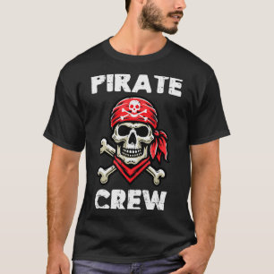 Rate Crew Skull Crossbones Funny Matching Men Wome T-Shirt