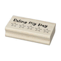 Rate My Day 5 Star Review Stamp | Journal Stamp
