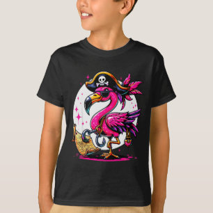 Rate Nk Flamingo Halloween Party - Jolly Roger T-Shirt