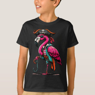 Rate Nk Flamingo Halloween Party - Jolly Roger  T-Shirt