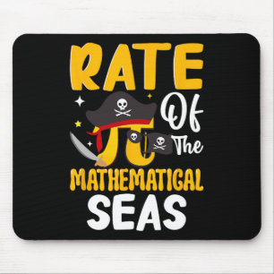 Rate Of The Mathematical Seas - Pi Symbol Math 3.1 Mouse Pad