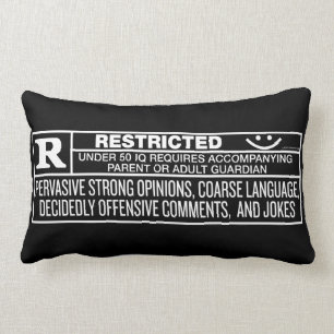 Rate R Throws Lumbar Pillow