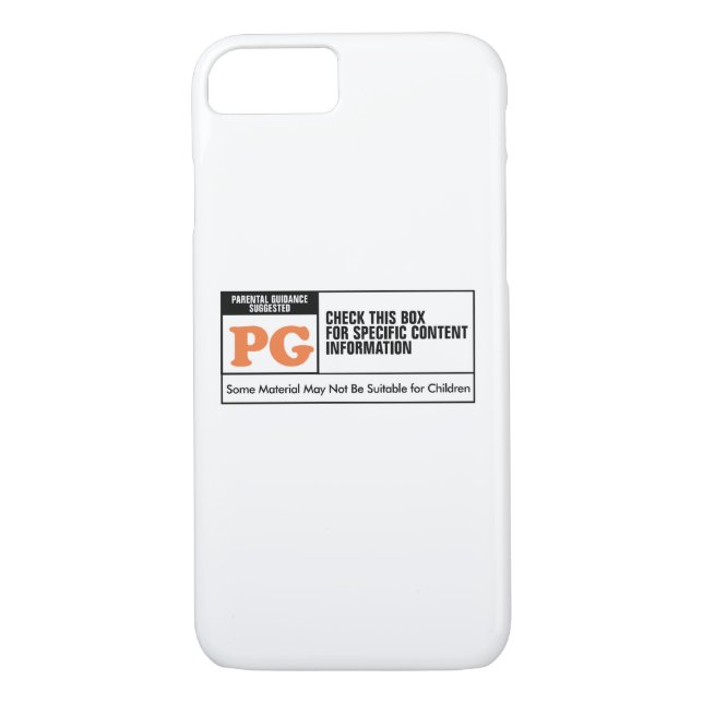 Rated PG Case-Mate iPhone Case (Back)