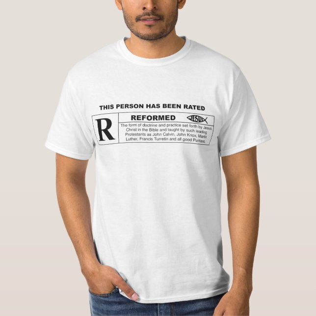 Rated Reformed T-Shirt (Front)
