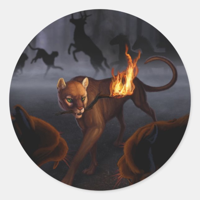 Ratha's Creature Classic Round Sticker (Front)