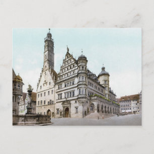 Rathaus of Rothenburg Postcard