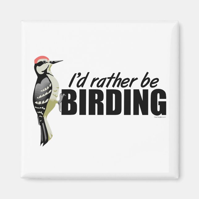 Rather Be Birding Magnet (Front)