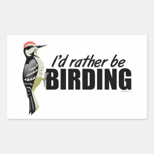 Rather Be Birding Sticker