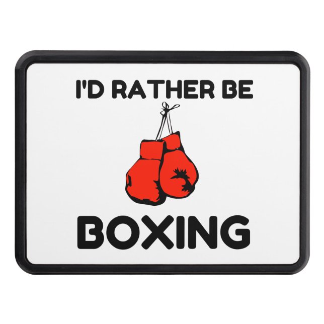 RATHER BE BOXING TRAILER HITCH COVER (Front)