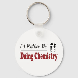 Rather Be Doing Chemistry Keychain