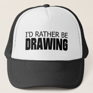 Rather be Drawing Trucker Hat