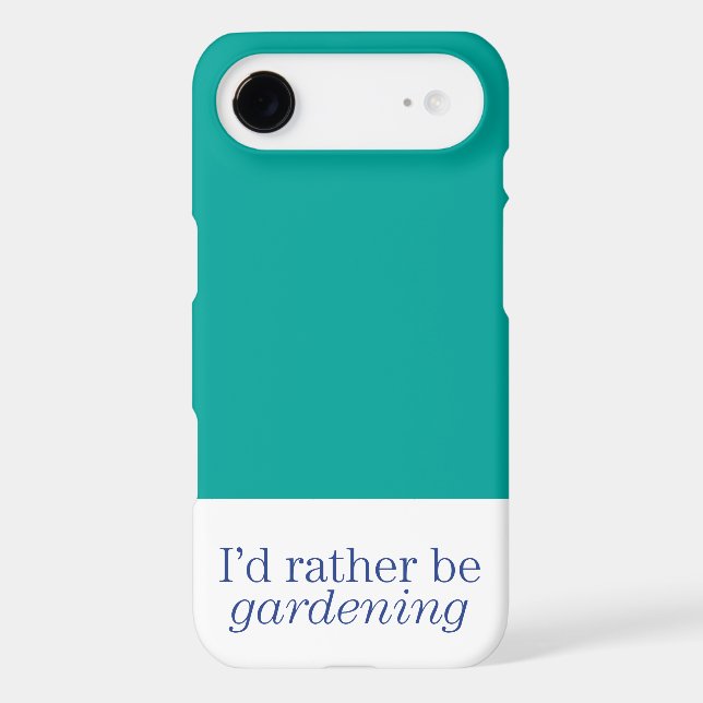 Rather Be Gardening Case-Mate iPhone Case (Back)