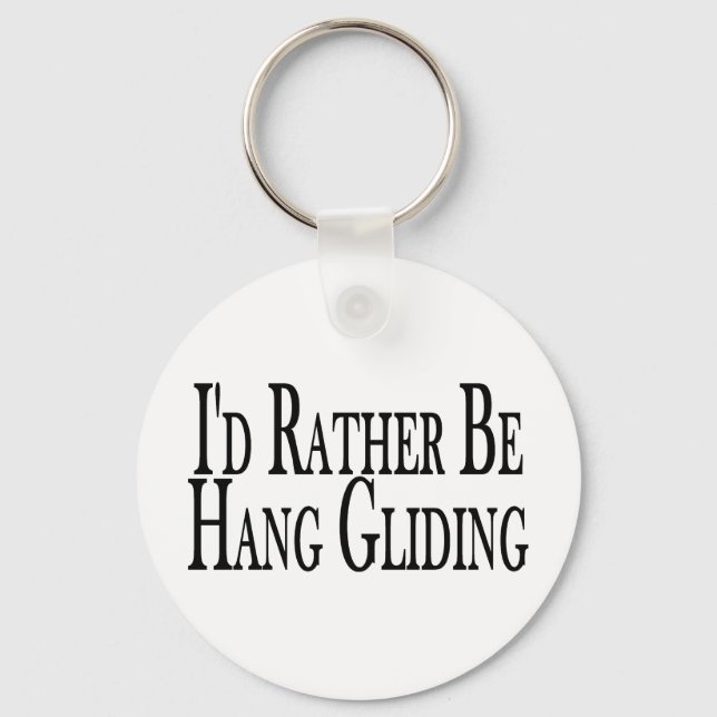 Rather Be Hang Gliding Keychain (Front)