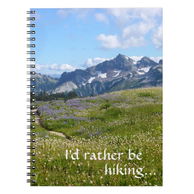 Rather be Hiking Notebook (Front)