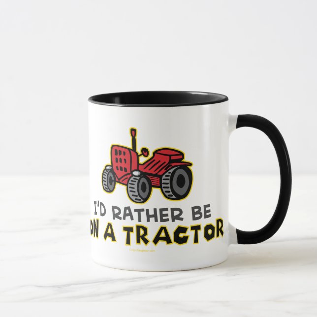 Rather Be On A Tractor Mug (Right)