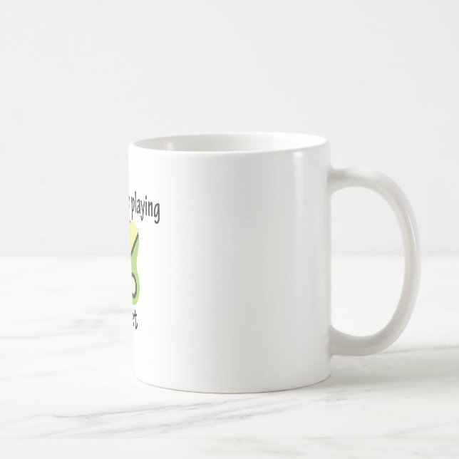 Rather Be Playing Cricket Coffee Mug (Right)