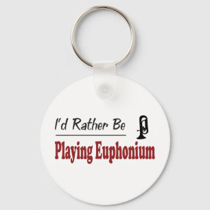 Rather Be Playing Euphonium Keychain