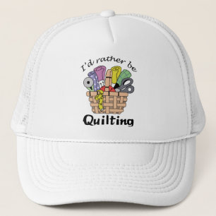 Rather be Quilting Trucker Hat