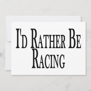 Rather Be Racing Invitation