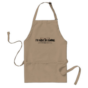 Rather Be Reading   Book Lover Standard Apron