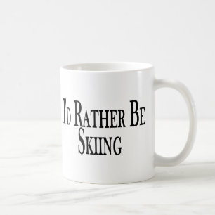 Rather Be Skiing Coffee Mug