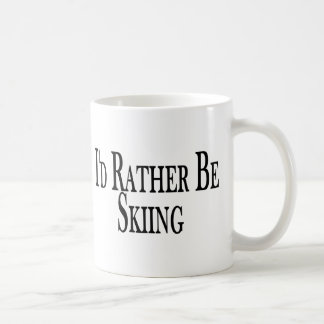 Rather Be Skiing Coffee Mug