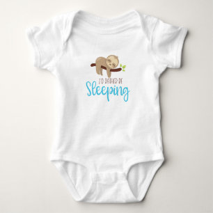 Rather Be Sleeping Jersey Bodysuit