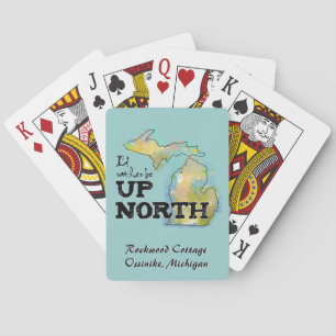 Rather Be Up North Michigan Personalized Cards