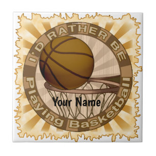 Rather Play Basketball tile