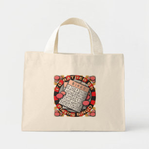Rather Play Bingo Mini Tote Bag