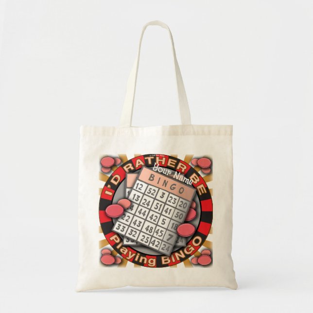 Rather Play Bingo Tote Bag (Front)