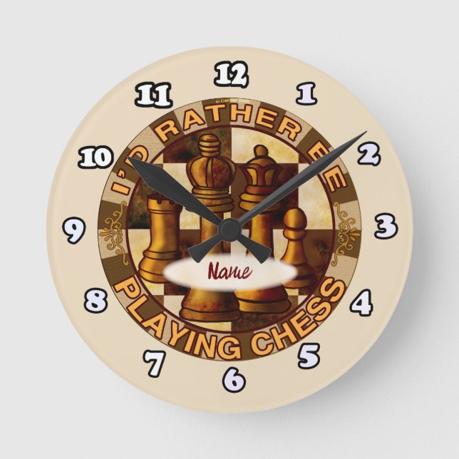 Rather Play Chess clock (Front)