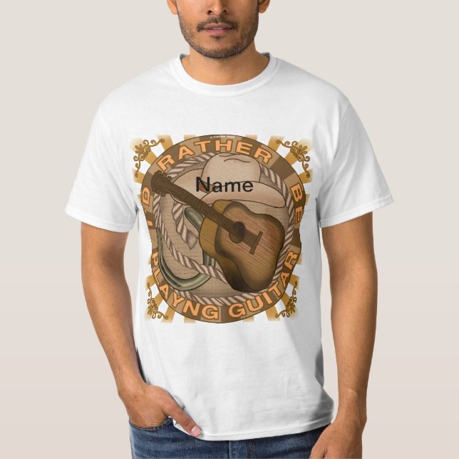 Rather Play Guitar T-Shirt (Front)