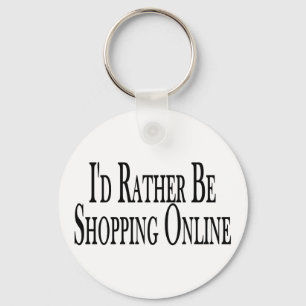 Rather Shop Online Keychain