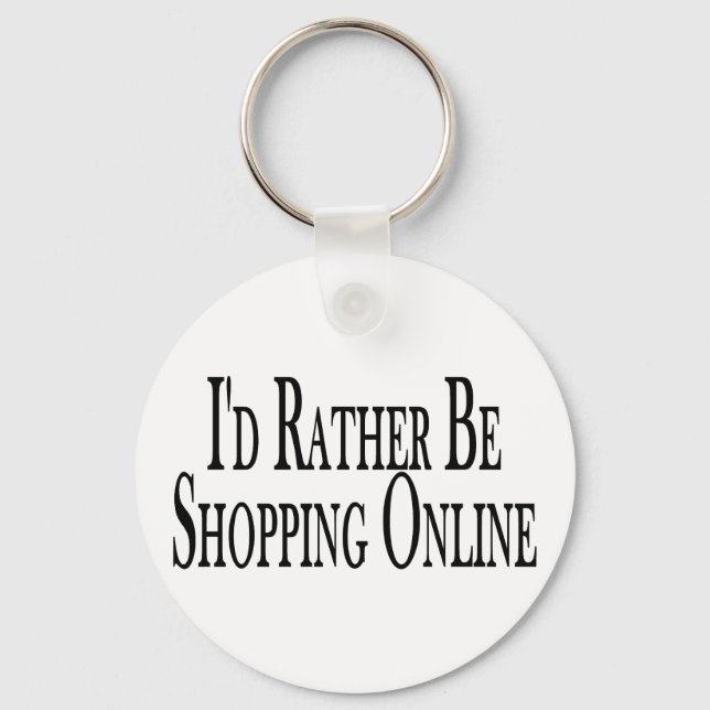 Rather Shop Online Keychain (Front)