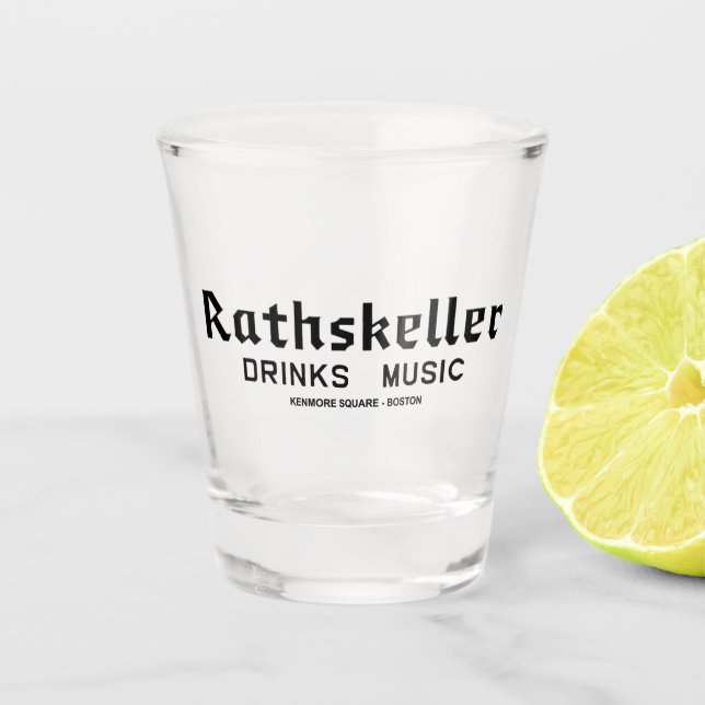 Rathskeller The Rat - Boston MA Defunct Nightclub Shot Glass (Front)