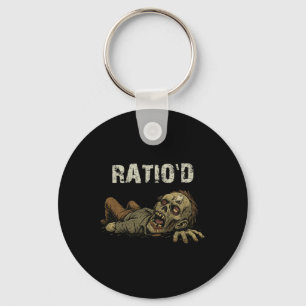 Ratio'd Teag Meme Funny Zombie Npc Ratioed Gamer H Keychain