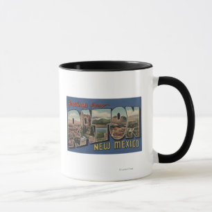 Raton, New Mexico - Large Letter Scenes Mug