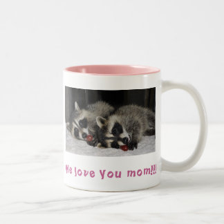 Ratons laveurs jumeaux - tasse