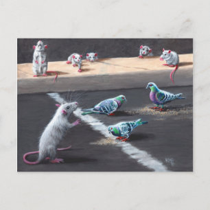 Rats and Pigeons Postcard