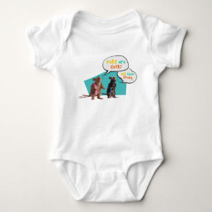 Rats Are Cute But Kinda Stinky Baby Bodysuit