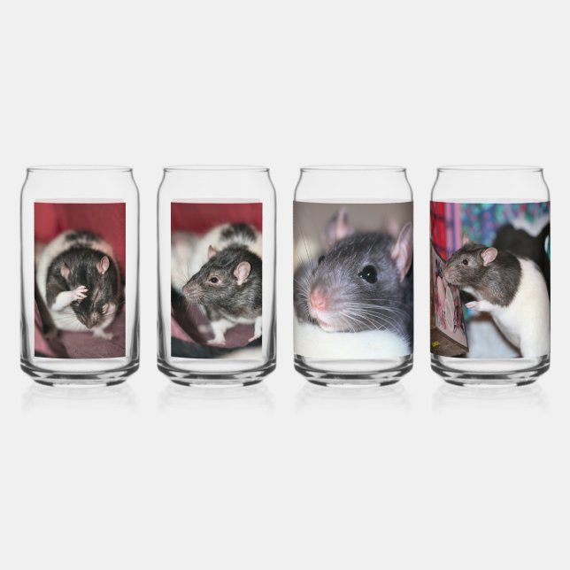 Rats Can Glass (Front)