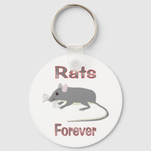 Rats Forever Keychain