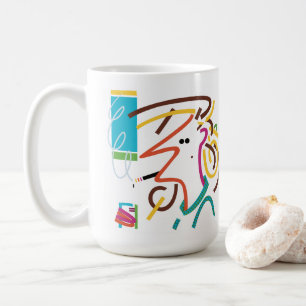 Rat's Nest Abstract Modern Art Illustration Mug