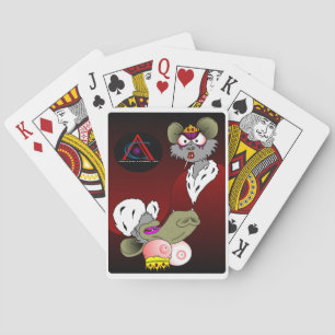 Rats Playing Cards