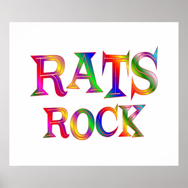Rats Rock Poster (Front)