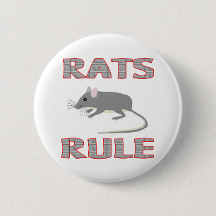 RATS RULE 2 INCH ROUND BUTTON