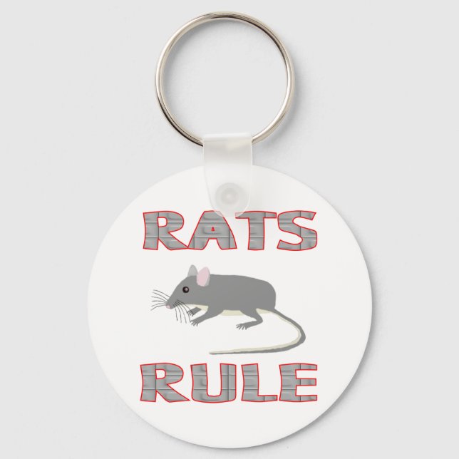 RATS RULE KEYCHAIN (Front)