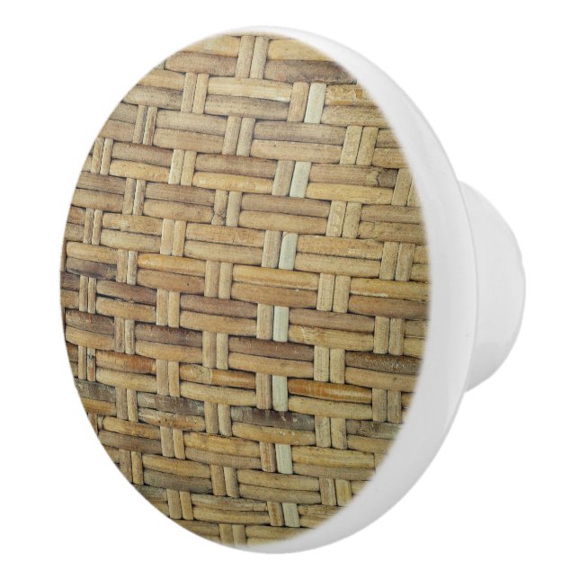 Rattan Ceramic Knob (Right)